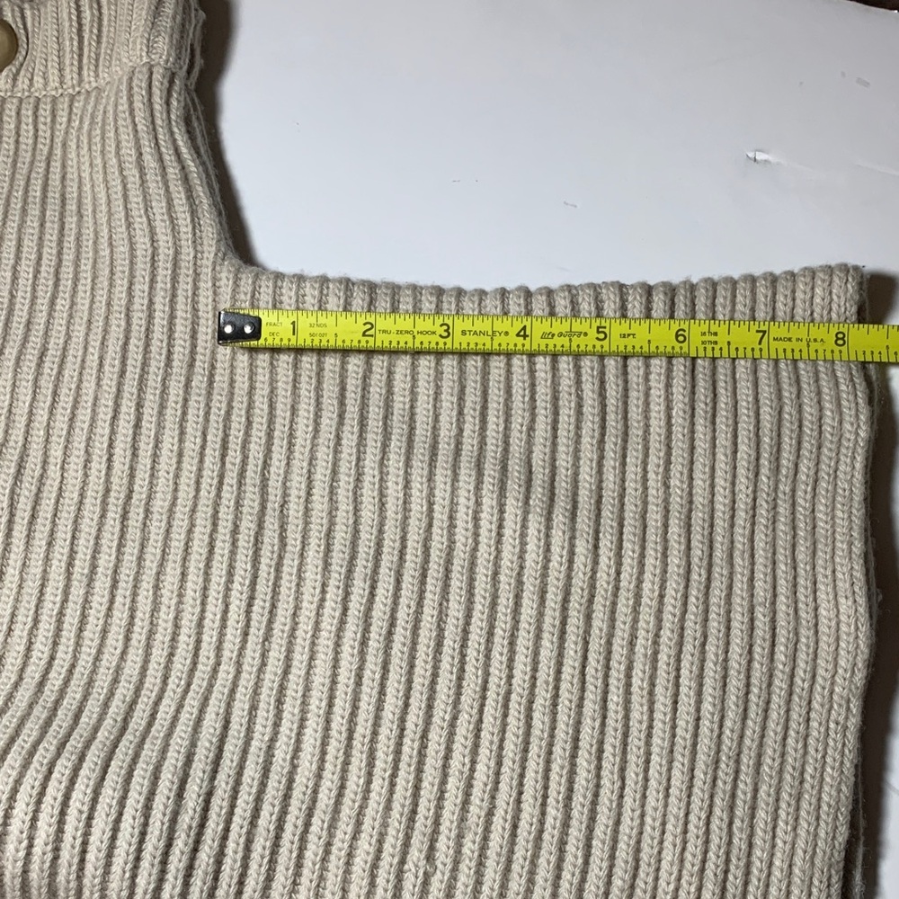 Ann Taylor Merino Wool Cashmere Blend Ribbed Cowl Neck Sweater M - Picture 6 of 14